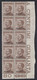 1912 Blocco Di 10 Valori AdF Sass. 6 MNH** Cv 50 - Aegean (Scarpanto)