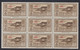 1932 Blocco Di 9 Valori Sass. 24 MNH** Cv 1260 - Aegean (Caso)