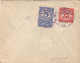 ÖSTERREICH NACHPORTO 1921 - 20 Heller + 5 Kronen Nachporto + 60 H Auf Brief Mit Inhalt Gel.1921 Von Böhmen > Wien V - Abarten & Kuriositäten