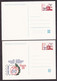 CZECHOSLOVAKIA 1988 - Lot Of 4 Unused Stationery With Nice Illustrations / As Is On Scans - Lettres & Documents
