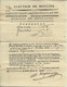 ANCIEN REGIME RECU IMPOT DU VINGTIEME 1781 ELECTION DE MOULIN PAROISSE DE BILLERON (?) B.E. V. SCANS - Documentos Históricos