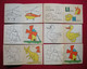 Colleccion 1960-63 Cris 6 Albums à Colorier Pour Enfants Editorial Fher Bilbao 10x9.8cm 8 Pages Spain - Children's