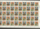 1976  Canadian Authors (Service, Guèvremont) Sc 695-6   Full Sheet Of 50 MNH - Feuilles Complètes Et Multiples