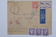 C1 FRANCE BELLE LETTRE  RARE 1945 1ER VOL  PARIS PAU  +GRIFFE A +PAS COURANT ++++AFFRANCH. PLAISANT+ - 1960-.... Covers & Documents