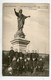 BELGIQUE  PASSY FROYENNES Pensionnat  Jeunes Elèves Uniformes Cour Récréation Statue Sacré Coeur  " Chers    /D06 2022 - Tournai