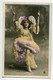 ARTISTE 1592 Miss ALLEN Sur Balancoire Robe Jaune Jambe Croisée  Photographe SALZERAC  Paris Série 856 Th 107 - Artistas