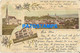 185682 SWITZERLAND GRUSS AUS USTER ART MULTI VIEW BREAK CIRCULATED TO ZÜRICH POSTAL POSTCARD - Uster