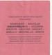 TREMITI - BIGLIETTO  TRAGHETTO S.DOMINO - S.NICOLA - ANNO 1994 - Europa