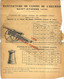 RARE DOCUMENT CIRCA 1900 ARME ARMES ST ETIENNE MANUFACTURE DE CANONS  LETTRE ET DOCUMENTATION AVEC PRIX - Reclame