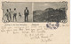 Jamaica W.I. Surfing Surf Palisadoes Pioneer Card 1901 To Tirailleurs Tebessa Algerie Art Nouveau - Jamaïque