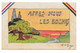 Carte  Fait Par Poilus, Militaire Au Front En1917, Belgique, Région Flamande, "Honneur Et Patrie" 2 Scannes, - Patrióticos