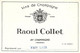 Carte Vins De Champagne Raoult Collet Ay-Champagne - Alcools