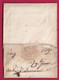 MRQUE D'ALLEMAGNE LETTRE DE PRAGUE TCHECOSLOVAQUIE 1790 POUR BEAUNE COTE D'OR TAXE 24 LETTRE COVER FRANCE - ...-1918 Voorfilatelie