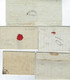 LUXEMBOURG - 5 LETTRES -ENVELOPPES - 1788-1828 - LUXEMBOURG / NEUFCHATEAU FRANCO / MARCHE / ARLON / BASTOGNE - ...-1852 Préphilatélie