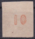 Plateflaw Hellas 10F16 In GREECE 1875-80 Large Hermes Head On Cream Paper 10 L Orange Vl. 64 - Abarten Und Kuriositäten