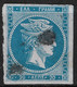 GREECE Plateflaw 20F3 In 1862-67 Large Hermes Head Consecutive Athens Prints 20 L Sky Blue Vl. 32 A / H 19 A - Varietà & Curiosità