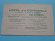 Hotel De La CONFIANCE Veuve POULARD MONT-SAINT-MICHEL ( Piquerel-Poulard ) Anno 19?? ( See/voir SCANS ) ! - Cartes De Visite