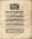 1785 ORDONNANCE REGLEMENTATION CORPORATION VOITURIERS  PAR EAU SEINE OISE ET SEINE PARIS APPROVISIONNEMENT B.E.V.SCANS - Documents Historiques