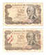 220/ Espagne : 2 Billets De 100 Pesetas Du 17/11/1970 (écris Sur 1) - 100 Pesetas