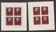 HUNGARY 1942 - Red Cross, Mi.No. 696/698, Perforate And Imperforate Sheets, MNH, Some Of Sheets Have Trace Of Being In A - Nuevos