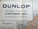 DUNLOP Pneumatique Plan De Paris Au Recto -☛Carte Routière De France Verso-☛Guide De L'automobile - Europe