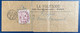 Bande Journal " La Politique"  Type Blanc 2c Brun Obl Journaux PP + Cachet 1/2 Centimes En Plus En Local Signé Calves RR - 1900-29 Blanc