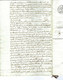 1838 EXCEPTIONNEL JOIGNY ETAT DETAILLE ST MARTIN DES CHAMPS YONNE FERME Des Brillets PRES TERRES BAIL - Gebührenstempel, Impoststempel