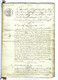 1838 EXCEPTIONNEL JOIGNY ETAT DETAILLE ST MARTIN DES CHAMPS YONNE FERME Des Brillets PRES TERRES BAIL - Timbri Generalità