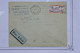 AU16 TUNISIE  BELLE LETTRE 1935 TUNIS  POUR PARIS  +GRIFFES +SURCHARGES 1F50++ + AFFR. PLAISANT - Airmail