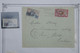 AU16 MAROC BELLE LETTRE 1921 FEZ  POUR TOULOUSE FRANCE   + 1 VIGNETTE NEUVE+SURCHARGES 1F50++ + AFFR. PLAISANT - Luftpost