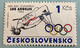 Yv.2600=7500€ JEUX OLYMPIQUES,RARE NON EMIS"LOS  ANGELES 1984"CERT(Tchécoslovaquie Czechoslovakia Unissued Olympic Games - Neufs