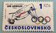 Yv.2600=7500€ JEUX OLYMPIQUES,RARE NON EMIS"LOS  ANGELES 1984"CERT(Tchécoslovaquie Czechoslovakia Unissued Olympic Games - Ungebraucht