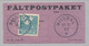 Sweden 1942, Facit # FPE Parcel Post Labels, BILLDAL 11.2.43. See Description - Military