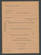 Sweden 1942, Facit # MkB 6B . For Extract Of The Electoral Register. Unused. See Description - Militaires