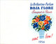 Calendrier De 1956 Parfum Brillantine Roja Flore Fleur Flower Fiore Format Replié 5,4 Cm X 8,6 Cm Superbe.Etat - Altri & Non Classificati