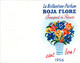 Calendrier De 1956 Parfum Brillantine Roja Flore Fleur Flower Fiore Format Replié 5,4 Cm X 8,6 Cm Superbe.Etat - Autres & Non Classés