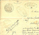 LETTRE CERES 1851 N°4 25c BLEU OBL GRILLE + DATEUR DE MOREZ DU JURA POUR LONS LE SAUNIER AU DOS LONS LE SAUNIER - 1849-1850 Ceres