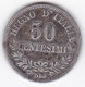 Italie 50 Centesimi 1867 N Naples, Vittorio Emanuele II , En Argent - 1861-1878 : Vittoro Emanuele II