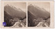 Chemin De Fer Les Tines - Train Chamonix Mont-Blanc Martigny Photo Stéréoscopique 1910s Photographie Alpes C6-1 - Stereo-Photographie