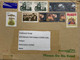 IRELAND 2018, CINEMA ,FILM,MOTOR CYCLE,FUNGI MILITARY ,PERSON ,CHRISTMAS ,DRIFTERS SHOWBAND ,7 STAMPS USED AIRMAIL COVE, - Cartas & Documentos