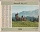 Almanach Des P.T.T. - 1968 - Promenade équestre - à La Piscine - Petit Format : 1961-70