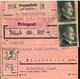 ! 1943 Paketkarte Deutsches Reich Aus Peenemünde Nach Wildenhain über Eilenburg, Landpoststempel, 3. Reich, Usedom - Covers & Documents