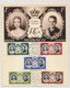 MONACO -  Grande Carte 15 Cm X 18 Cm - 5 Val Mariage Rainier / Grace Kelly - 19 Avril 1956 - Cartoline Maximum
