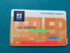 CARTE BANCAIRE LA BANQUE POSTALE  Livret D’Epargne Populaire LEP - Tarjeta Bancaria Desechable