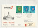 FDC , Premier Jour , Suisse , Lettre , 1215 GENEVE 15 AEROPORT , Genéve-Abu Dhabi ,premier Vol 2-4-1982 ,recommandé, R - FDC