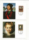 Maximum-karten Nr. 57, AUSGABETAG, 1985 , Liechtenstein, Gemälde , Art , Peinture Et Tableaux, ENVELOPPE DE 3 KARTEN - Cartas Máxima