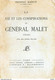 C1 NAPOLEON Masson LA VIE ET LES CONSPIRATIONS Du GENERAL MALET 1754 1812 - Français