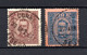 Portugal 1892 King Carlos I Stamps (Michel 74 And 77) Nice Used - Unused Stamps