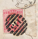 1870 25r Rose SUPERB & RARE WITH SHEET MARGIN 1877 PORTO Cover Scott 41 King Luiz I (Portugal Lettre - Storia Postale