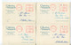 1961/63 8 Kaarten Van GALERIES ANSPACH SA Bruxelles 1 - Gefr.  2.00 FR - F653 - 1960-79